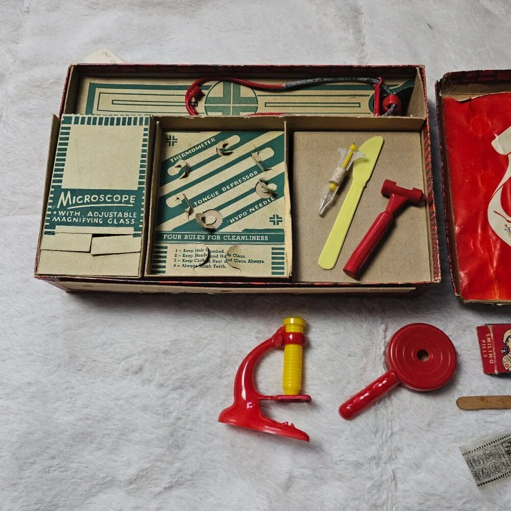 Vintage 1950s Hasbro Dolly's Nurse Kit NO. 1730 Incomplete Advertised in LIFE